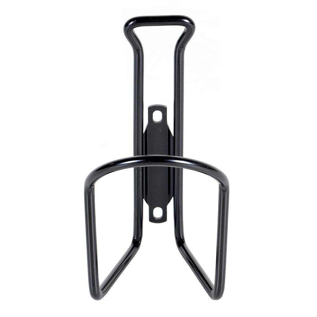 Flaskeholder, aluminium, sort