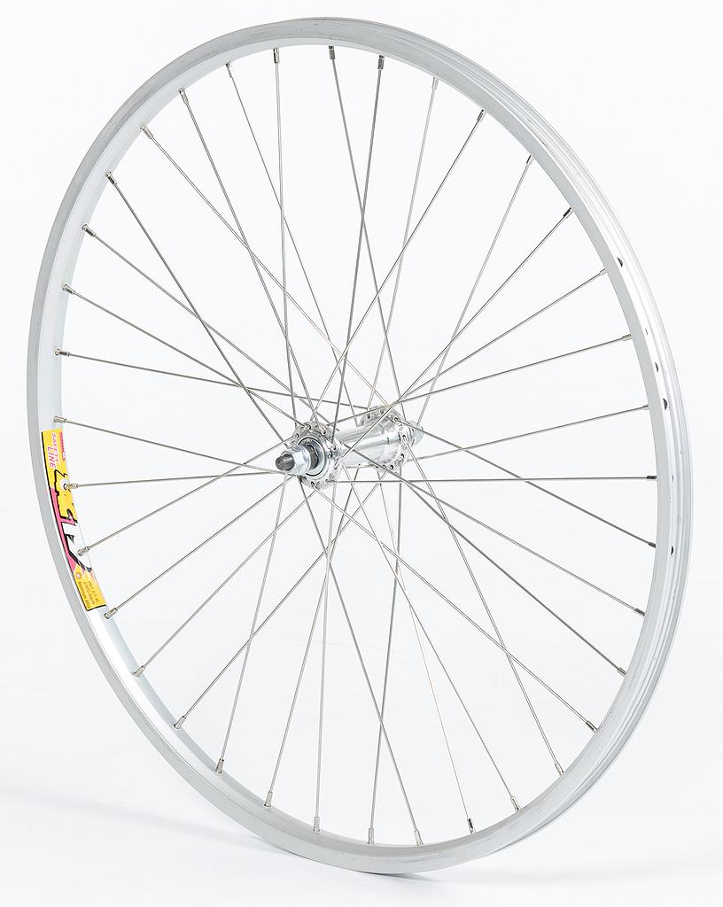 26", forhjul, felgbrems, sølv